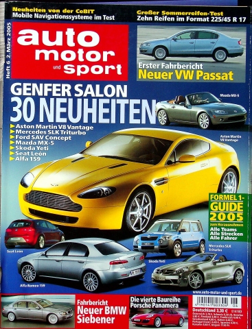 Deckblatt Auto Motor und Sport (06/2005)